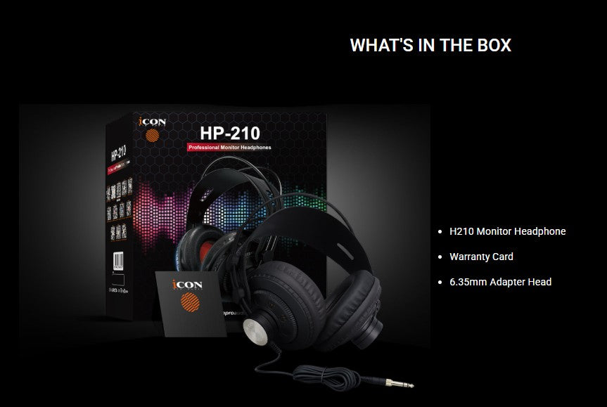 Icon HP-210 Studio Headphones