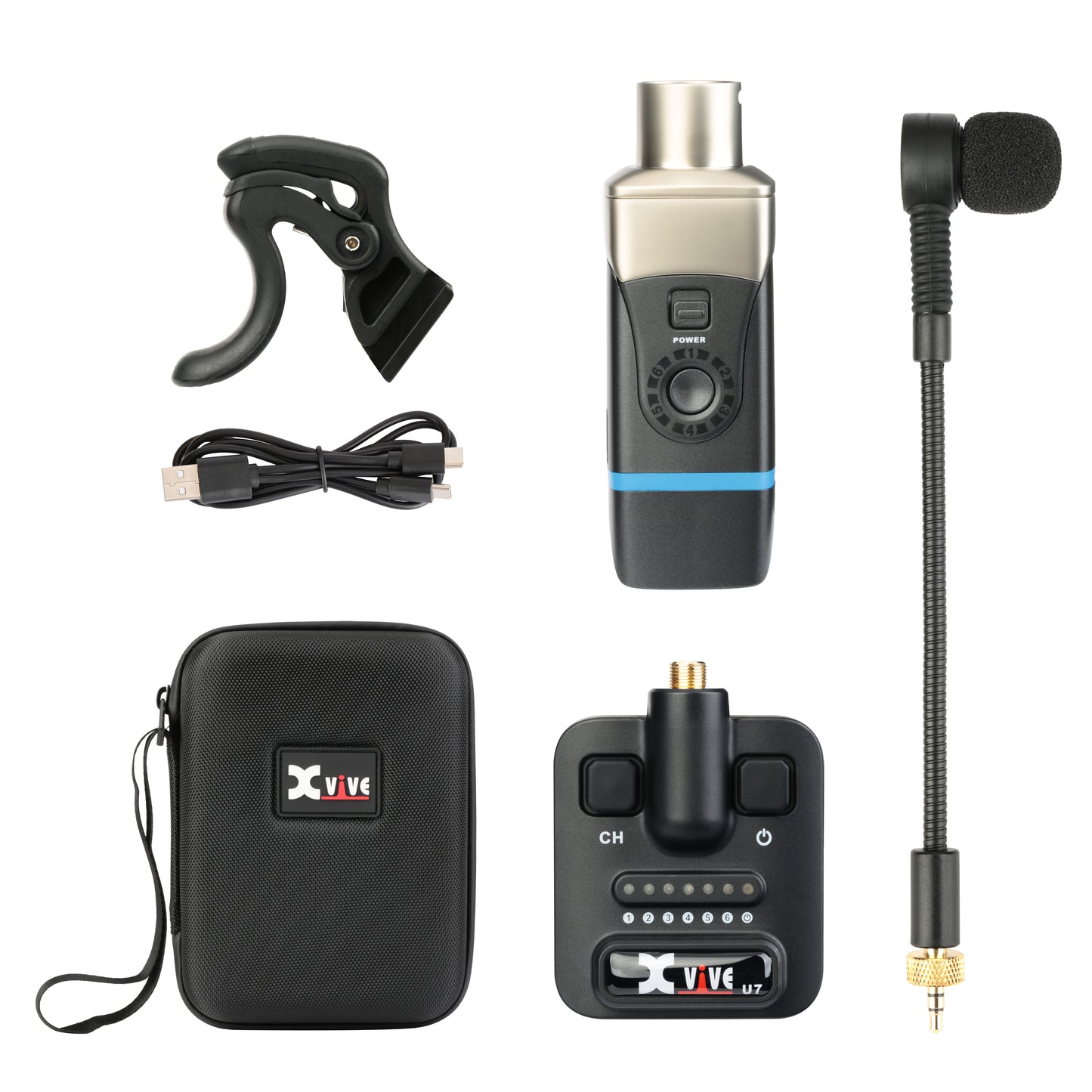 Xvive U7 Saxophone and Trumpet Wireless System